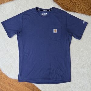 Carhartt Blue T-Shirt, Mens Medium, Great Condition